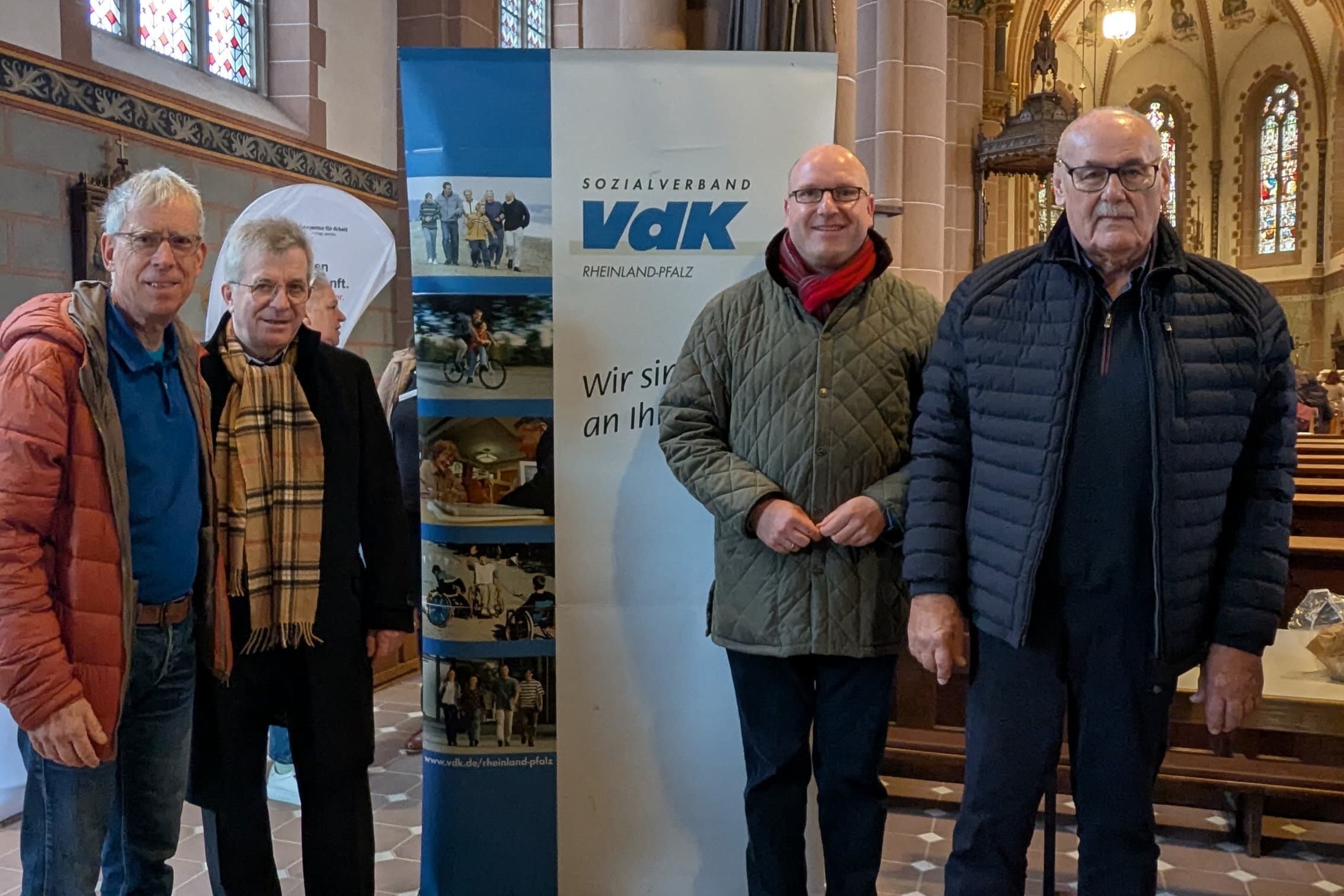 Mitglieder des Vorstands mit dem stellvtr. Kreisvorsitzenden