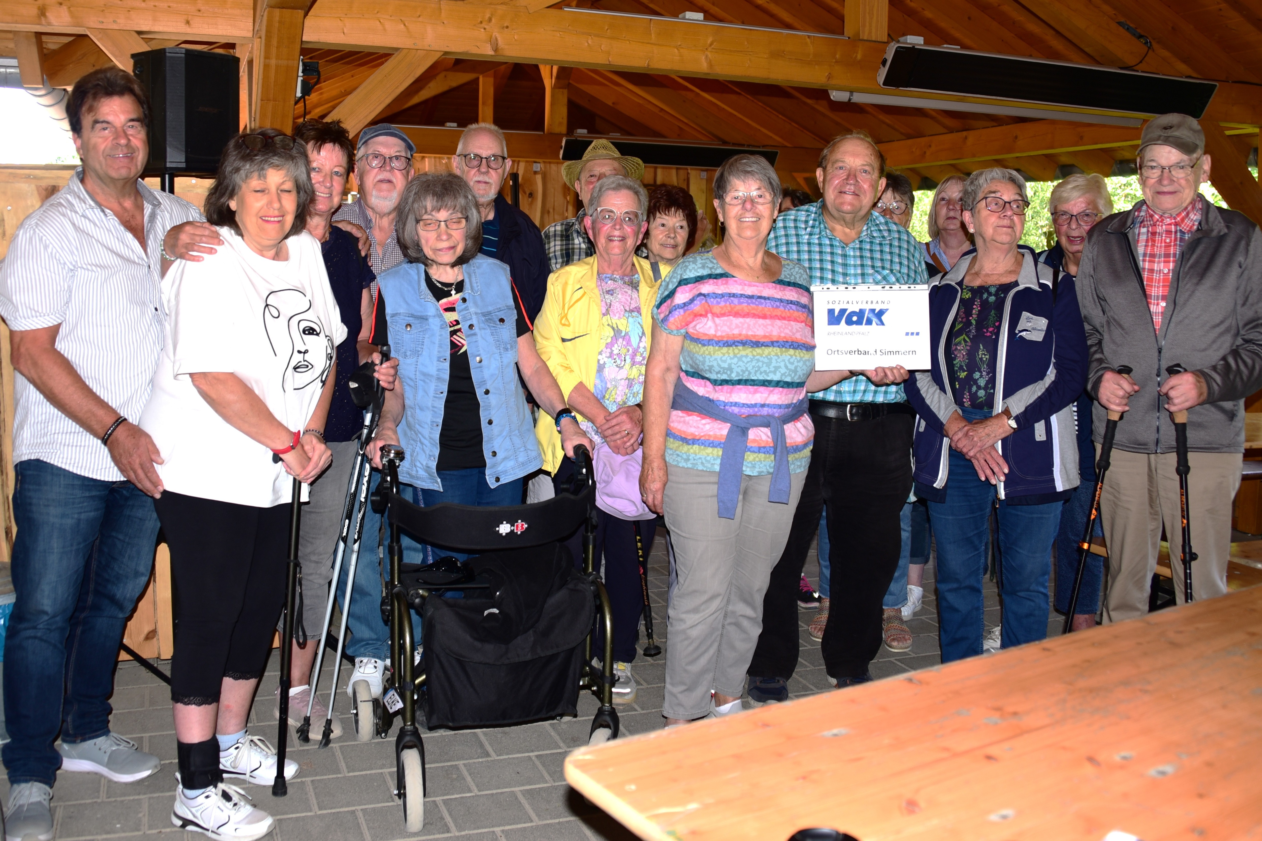 Die Gruppe versammelte sich in der Seehütte