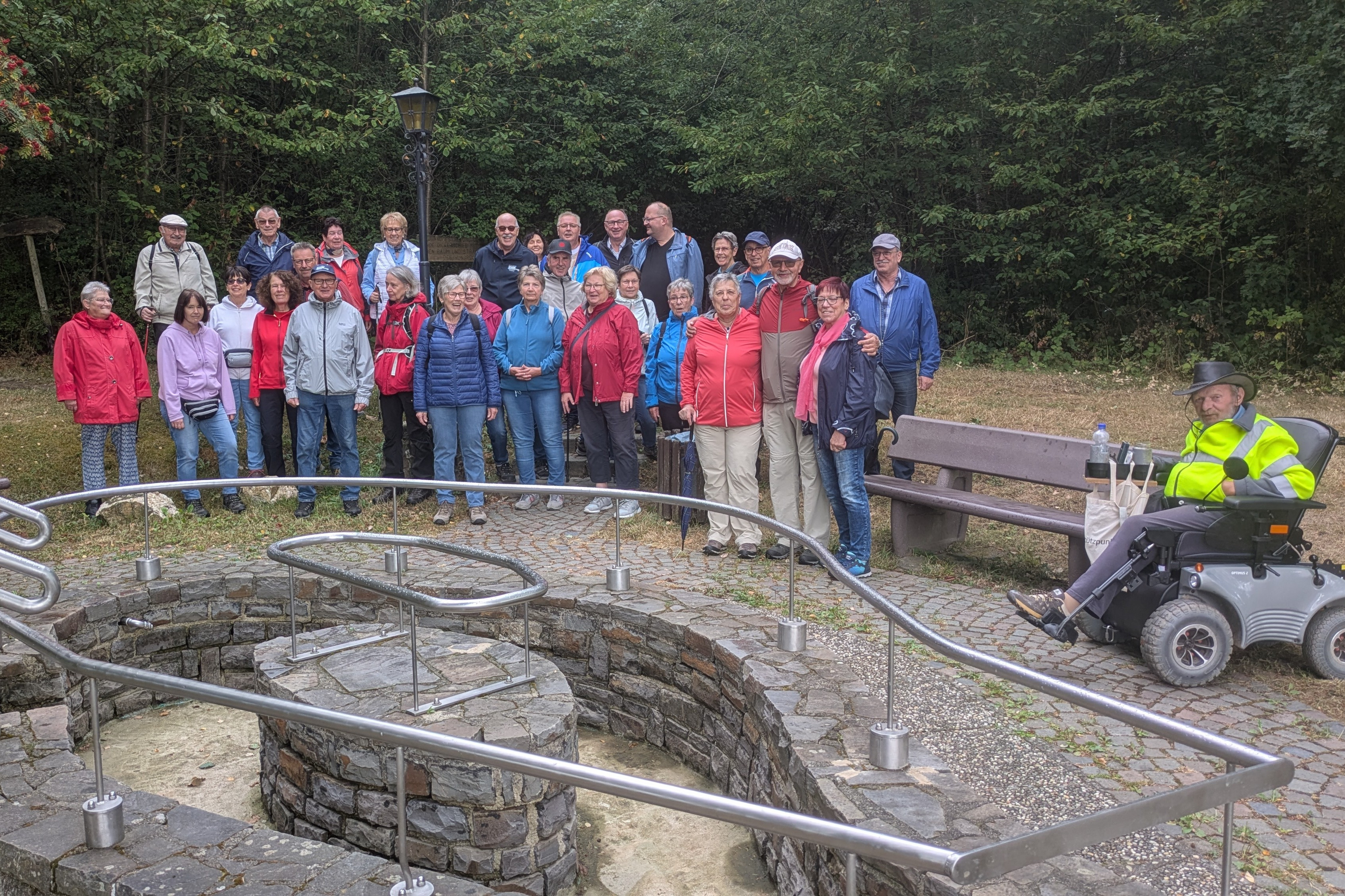Die Teinehmer der Wanderung Die Teinehmer der Wanderung