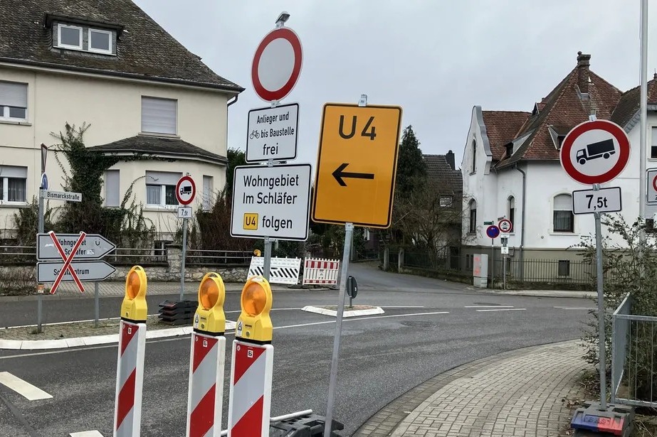 Baustelle Bismarckstra&szlig;e